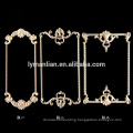 Wood Carved corner onlays applique wood decorative corners for panel molding